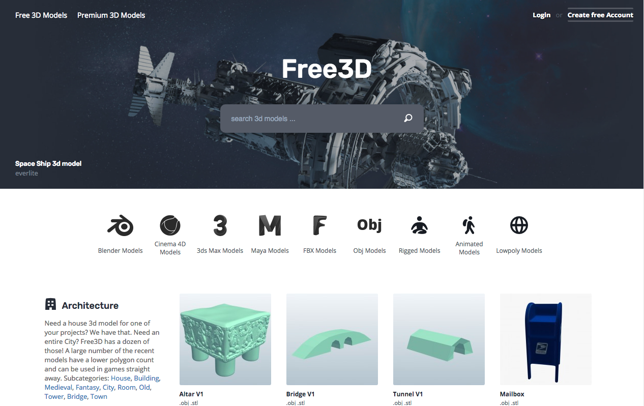Free 3d Model Download 3ds Max
